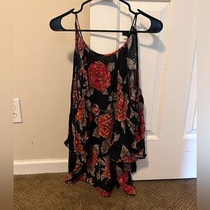 Forever21 contemporary floral dress in size Large